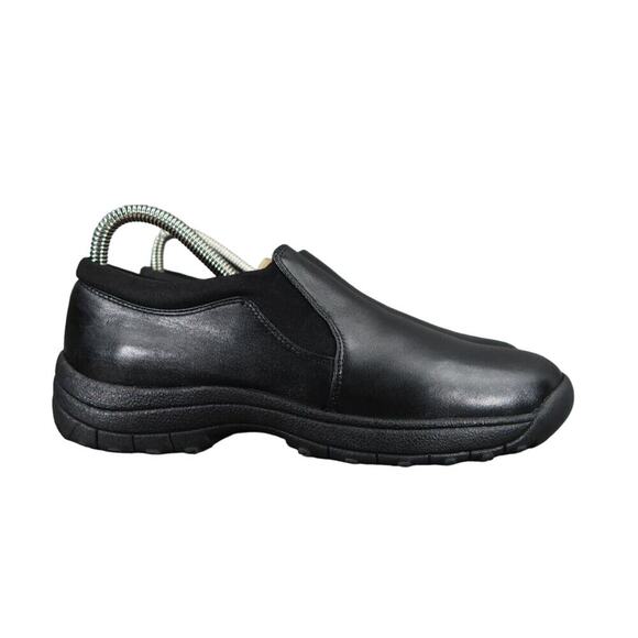 Easy Spirit Shoes Womens 6.5 Slip On Casual Moc Leather Black Comfort Work Walk - Picture 2 of 13